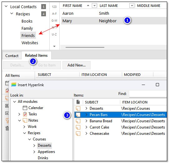 Three quick steps to connecting a recipe to its source
